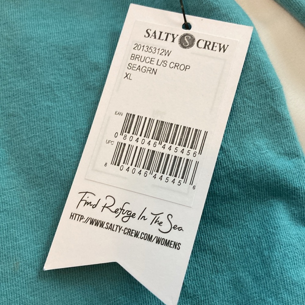 Salty Crew, l/s crop tee, NWT - Picture 9 of 11